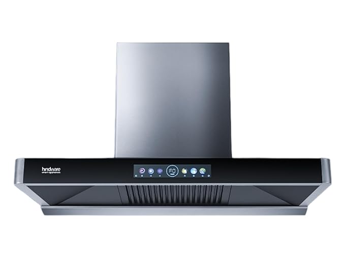 Hindware MARCELLA 90 | Filterless Technology | BLDC Motor | Auto Clean Wall Mounted Chimney